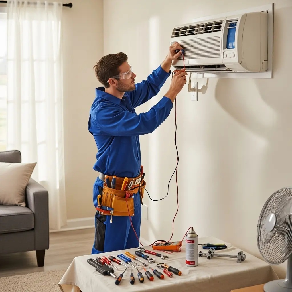 Yunusemre Arçelik Arçelik klima gaz dolumu ve bakım – Enerji verimliliği artırıldı. - Teknik servis örneği